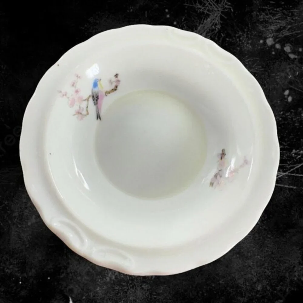 Takahashi East Wind San Francisco Porcelain Trinket Bowl Dish‎ Candle Holder VTG